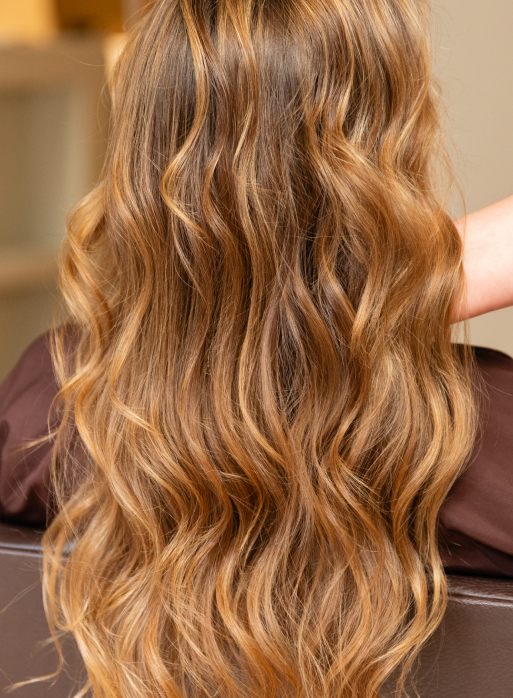 Melena cuidada con productos naturales